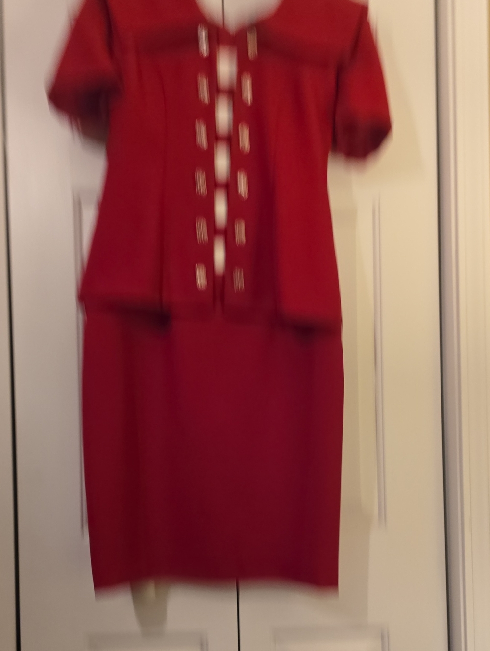 Positive Attitude Red Women's Dress